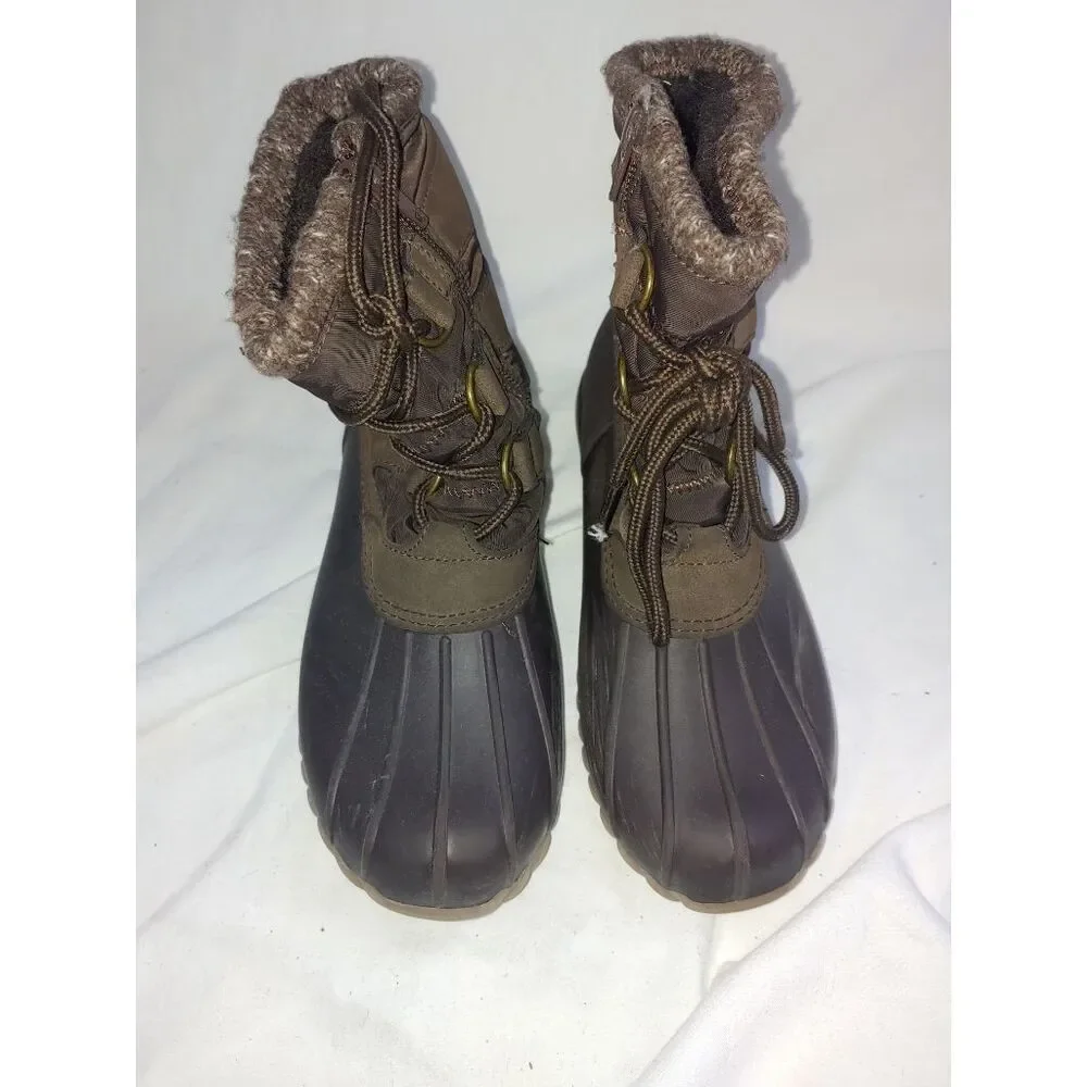 Baretraps FIANNA Womens Size 6M Brown Ankle Duck Boot.